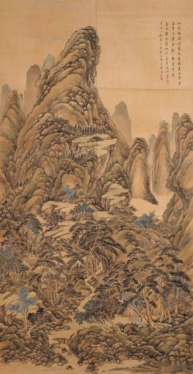 【名品视界】黄鼎 清代山水画赏_名家_艺术界_鉴定