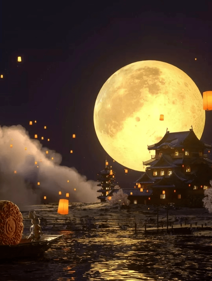 中秋之夜的景色图片