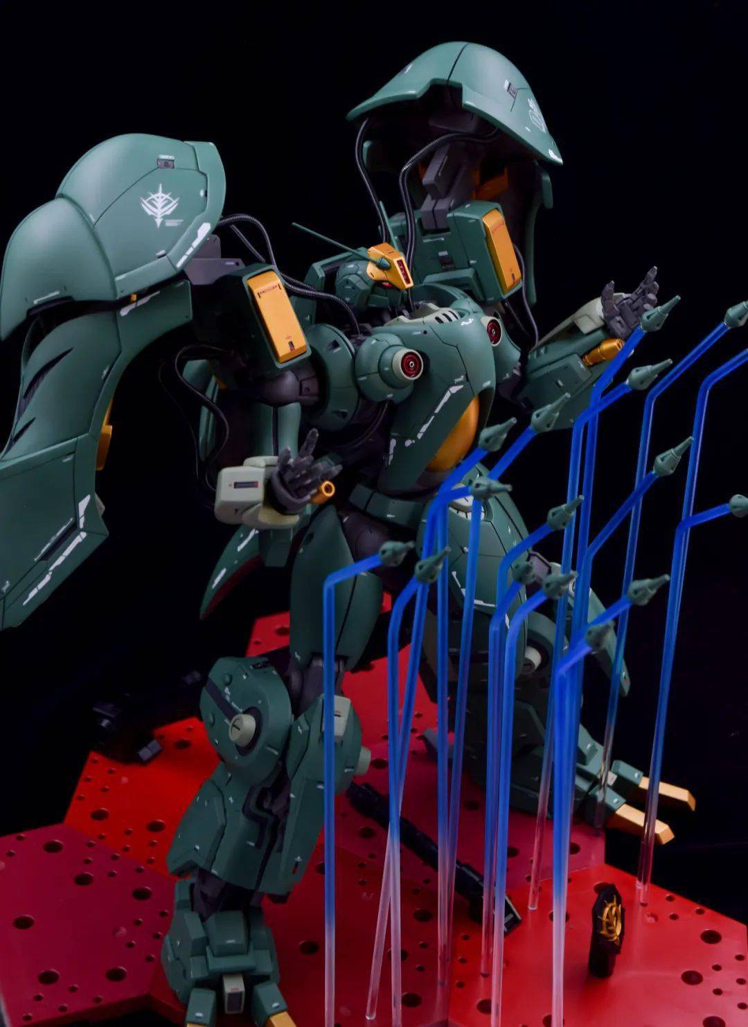 格雷米军的大型nt专用ms,1/144 葵曼沙制作_改造_零件_公众