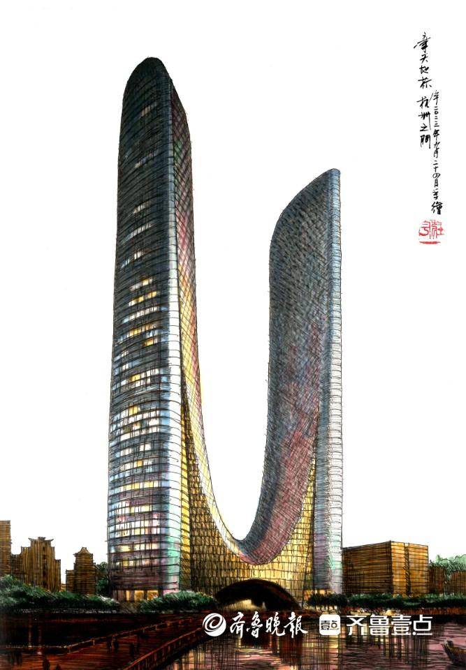 亚运情报站|壹点情报员手绘"大莲花":希望亚运之花永远绽放_庄宇_杭州