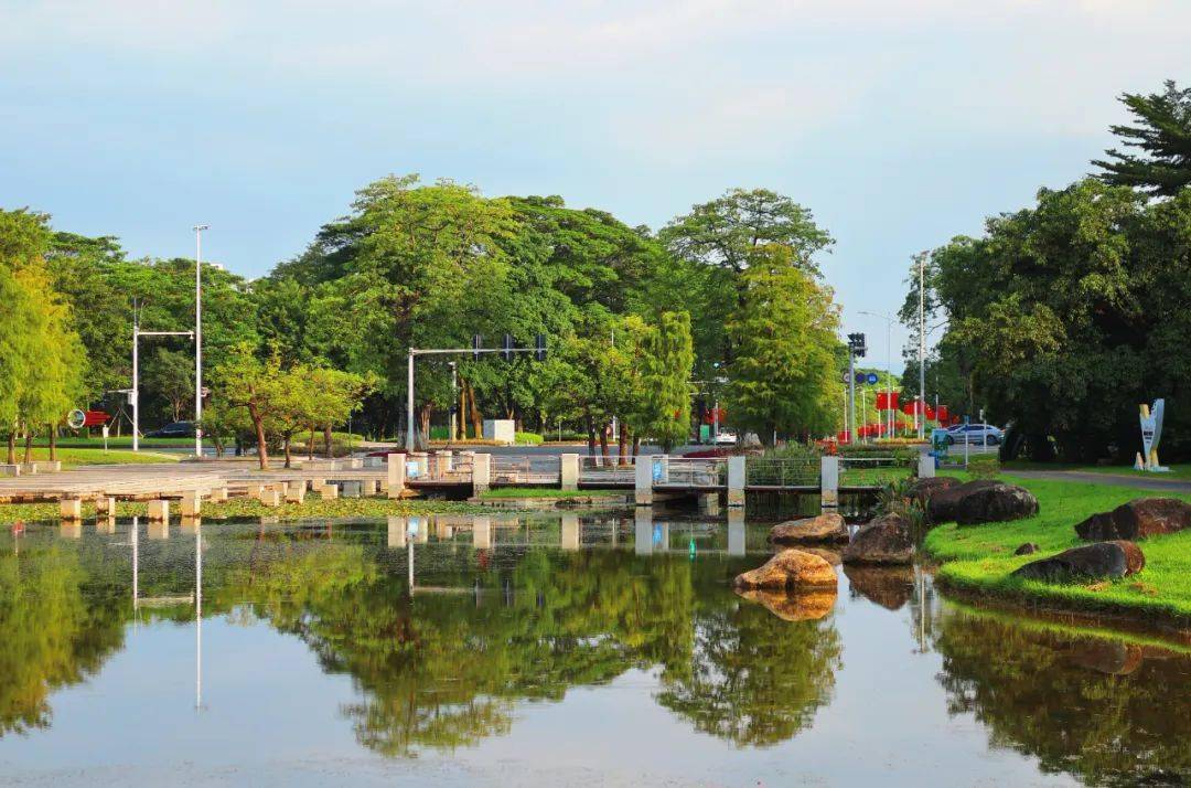 在松山湖,和秋天来场约会_松湖_公园_问候