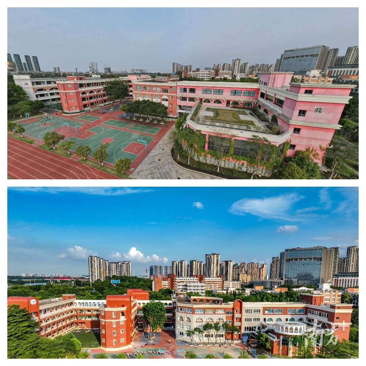 这4所学校是顺德校园"焕新行动"样板_改造_对比_小学