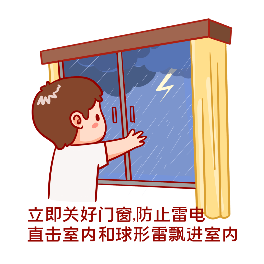 防雷击卡通图片图片