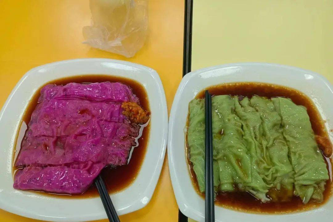 菊苑又推出"菠菜肠粉"!相比"火龙果肠粉"哪个更奇葩?_什么_同学_后台