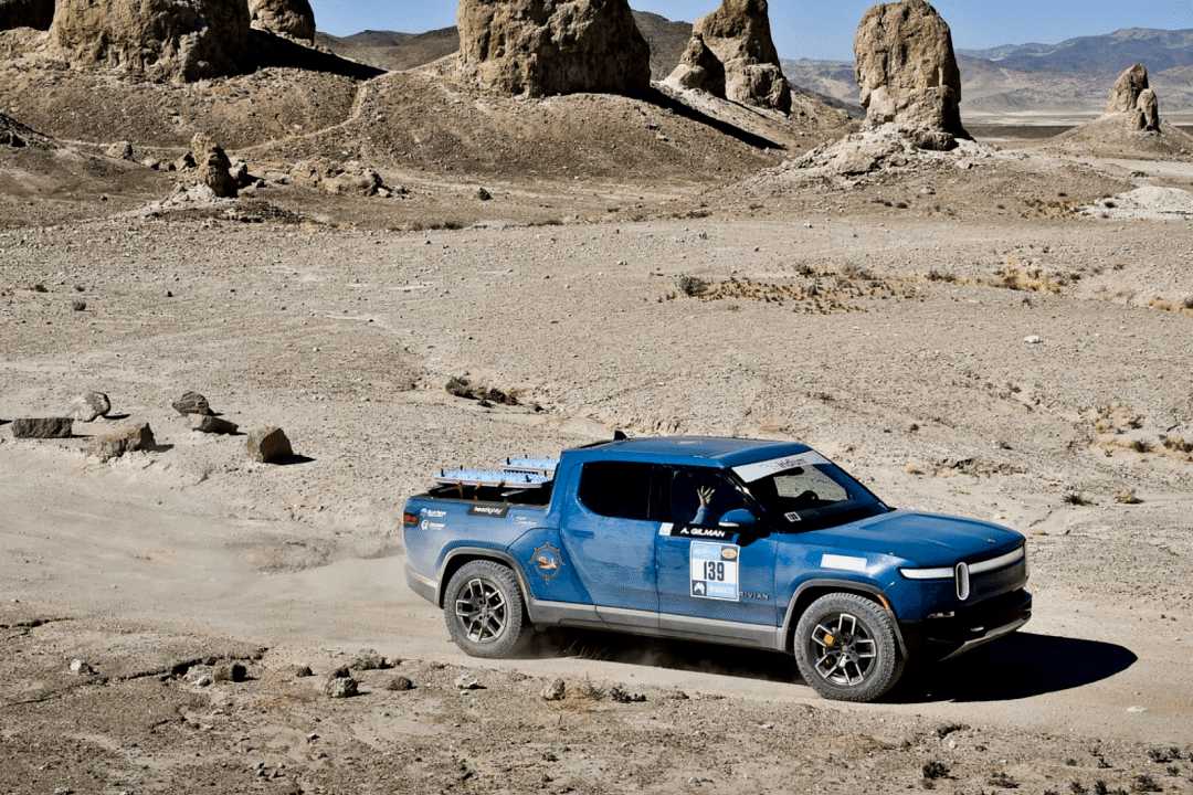 电动皮卡rivian r1t夺美国rebelle拉力赛冠军 历时8天_搜狐汽车_搜狐