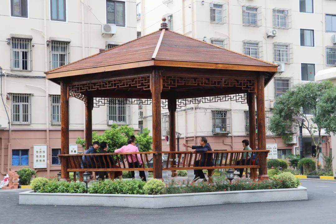 【主题教育】朱泾这个小区新增书香亭,凉亭……提升居民幸福感_南圩