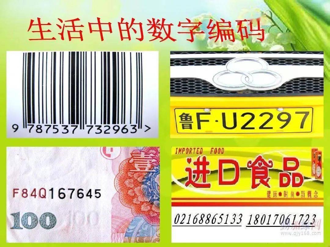生活中的数字编码