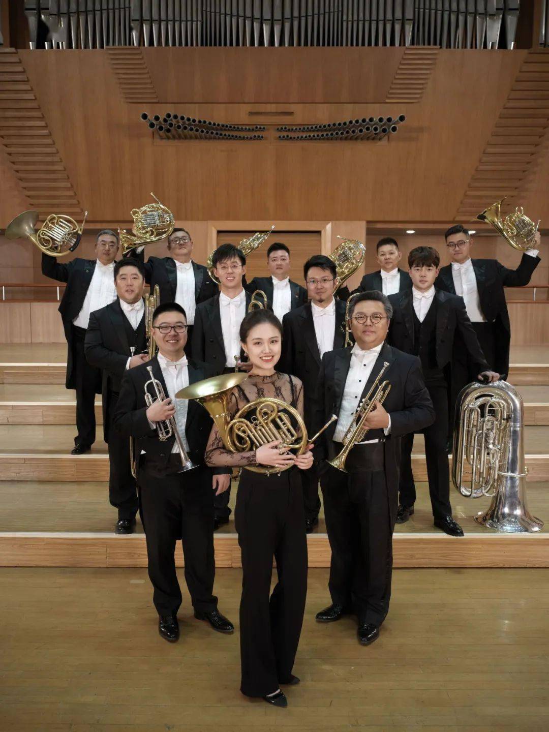 厅中国交响乐团铜管室内乐团:刘一君,周宏,张欣,邵强,王琿迪,李卓然