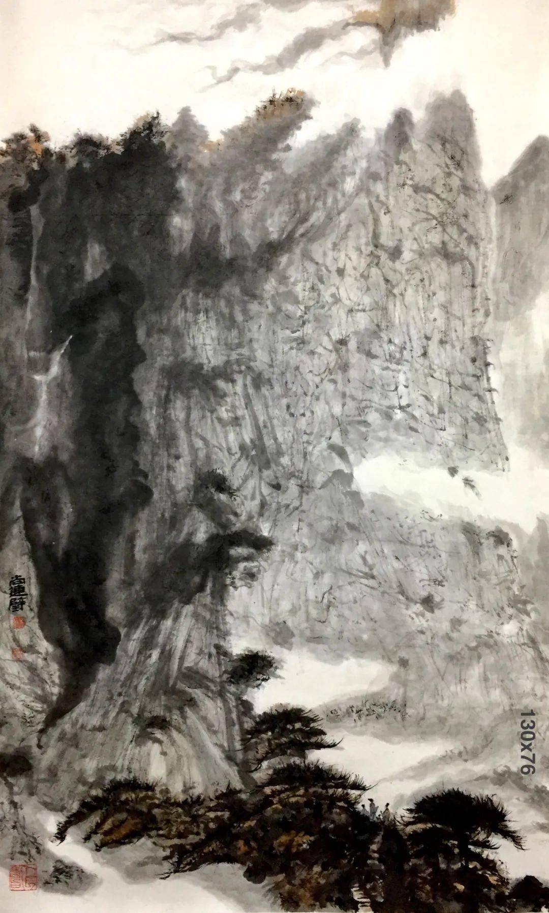 金陵画派代表画家尚连壁作品欣赏_当代_中国_山水画