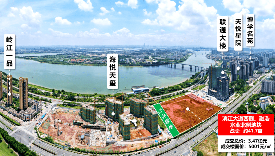 3.48亿!海悦拿下望江地,造百亩大盘!市中心地块即将上线!_建设_江门_天桥