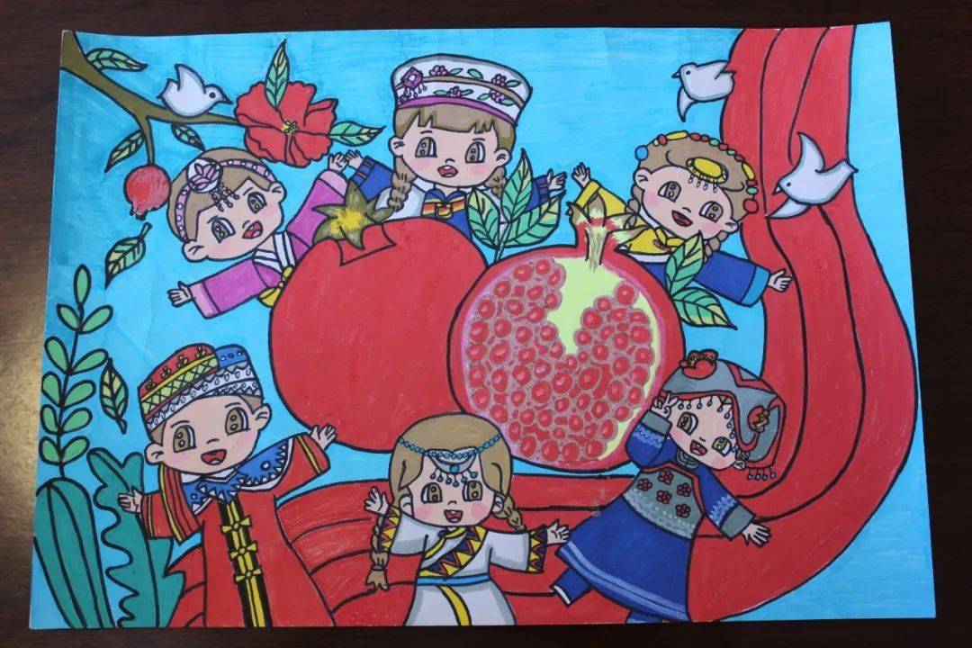 籽籽相拥·同心筑梦"主题优秀作品展——绘画类_小学组_中学组_一等奖