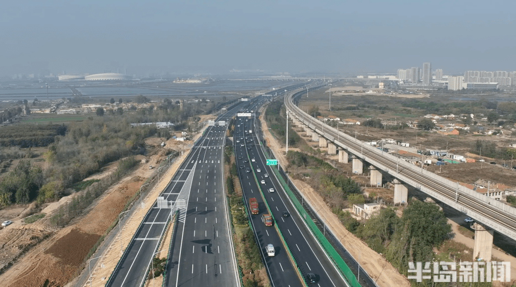 青兰高速双埠至河套段改扩建工程主线通车_胶州湾_青岛_项目