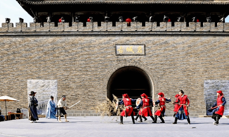 【状元休宁 万世万安】战阵演武再现休宁状元抗倭故事_休宁县_文化_进行