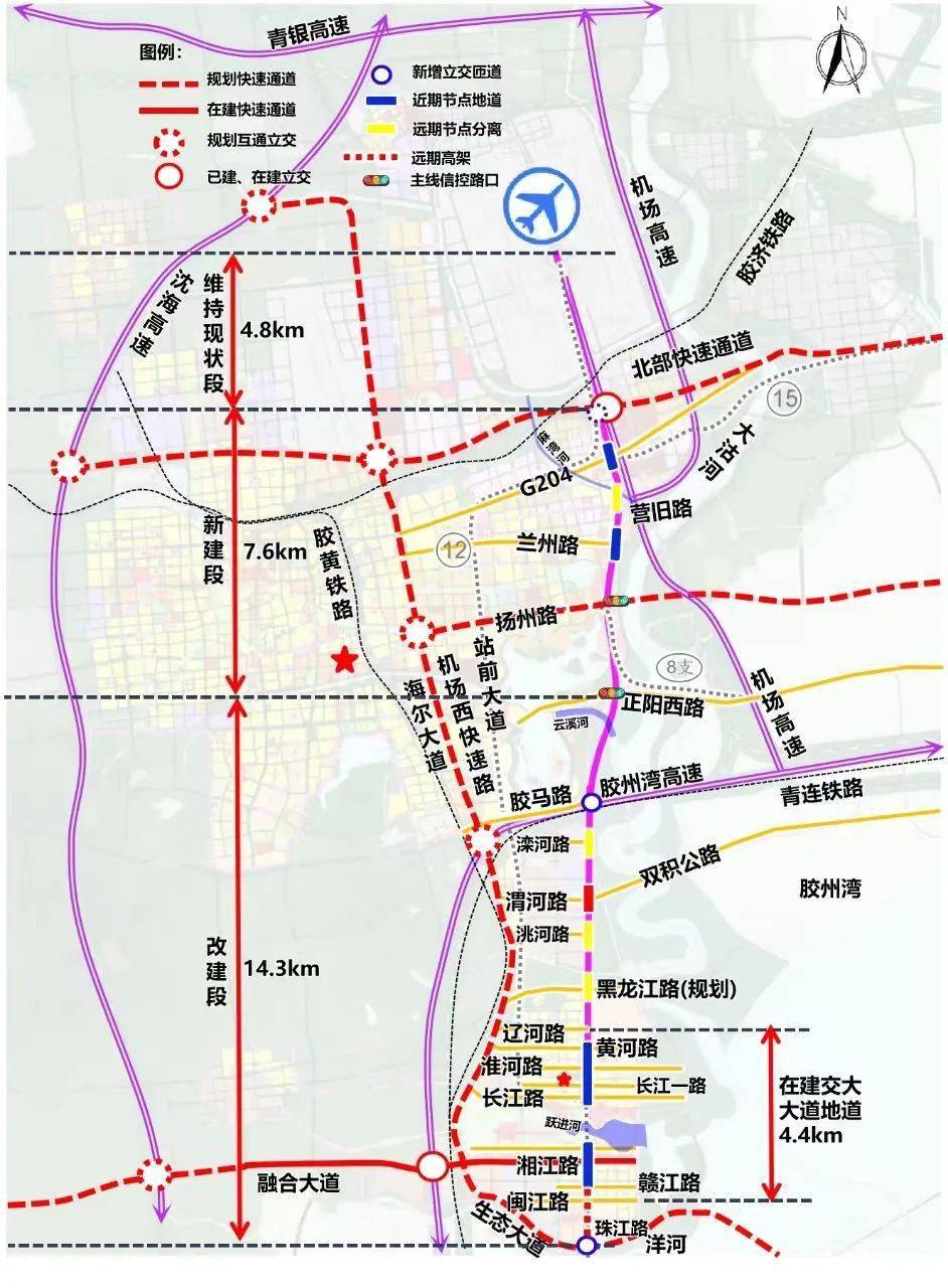 膠州這條大道新建段通車在即!_道路_智慧_新城