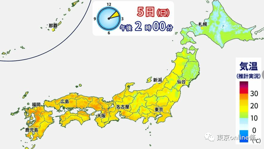 罕见!3连休最后一天,日本全国多地出现高温天气