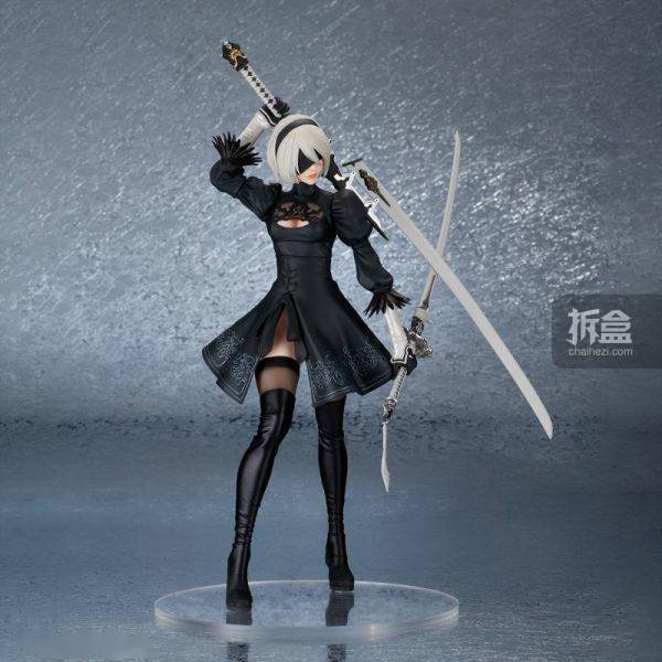 square enix 尼尔自动人形寄叶二号b型2b 2.0游戏手办_官方_产品_机械
