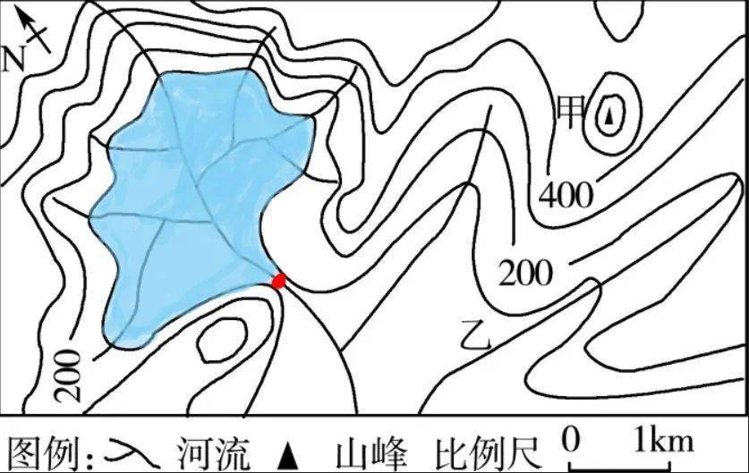 洼地图图片