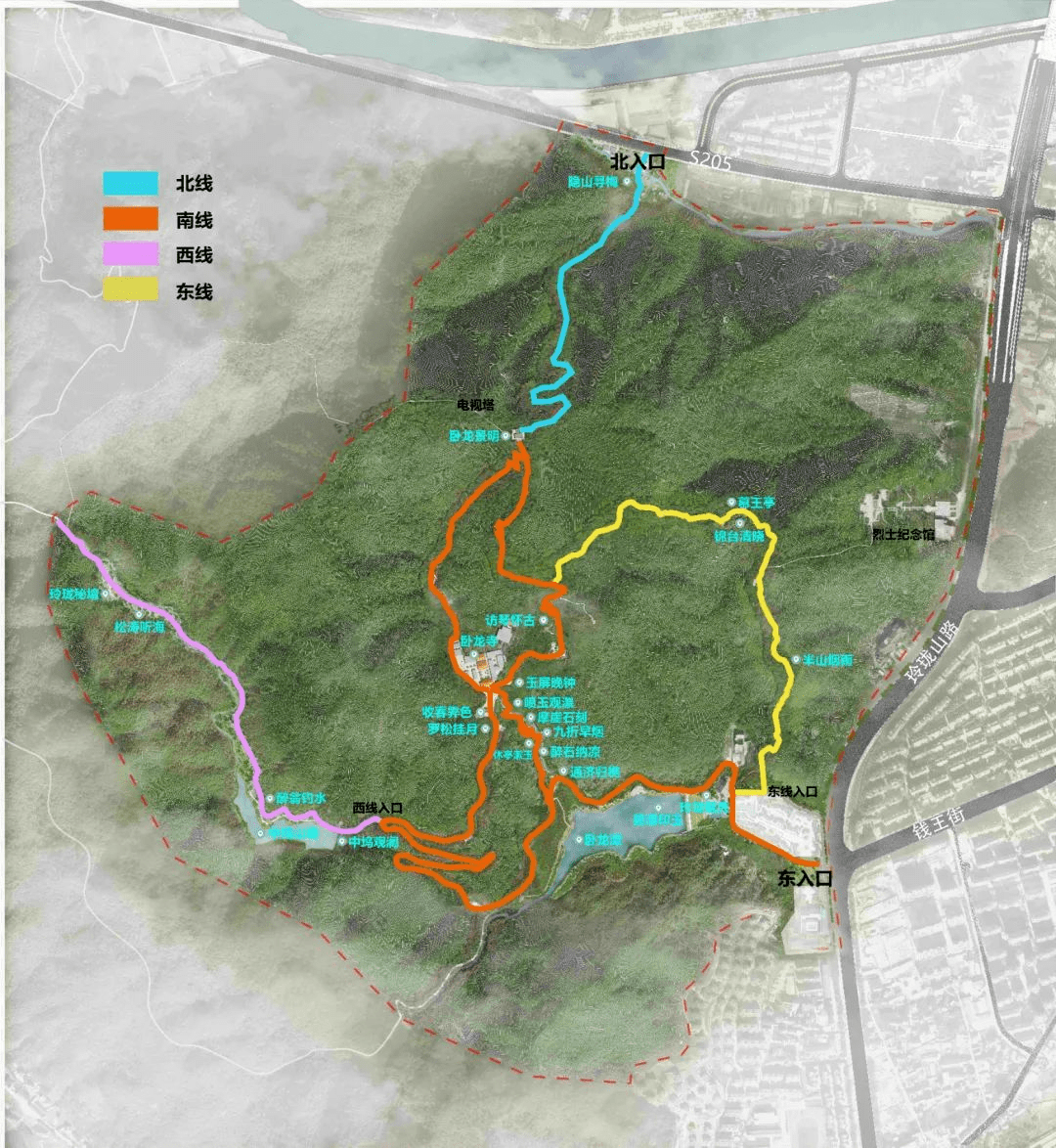 自贡高峰公园 位置图片