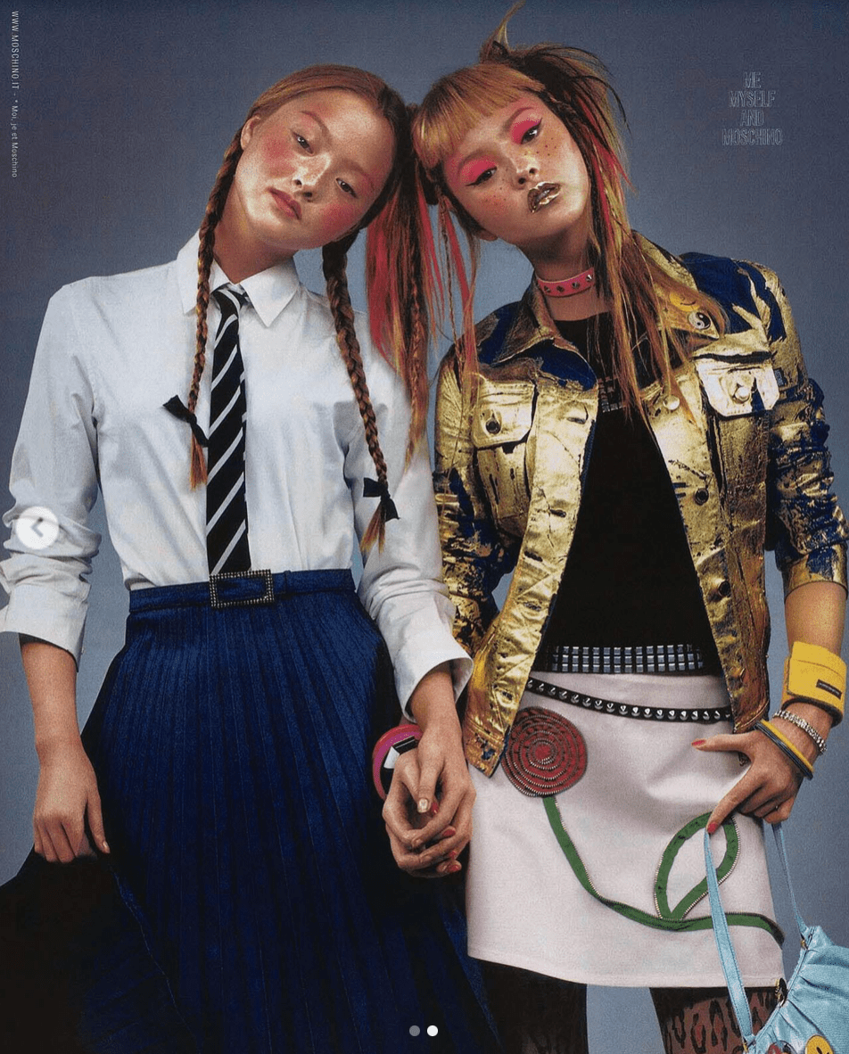 devon aoki 2001年为moschino拍摄的campaign在born this way ball穿