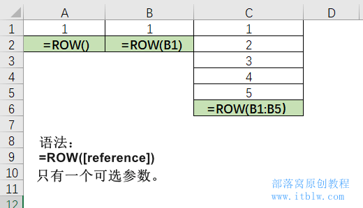 Excel函数课堂15:ROW函数,一个简单到不可或缺的函数!_公式_序列_序号