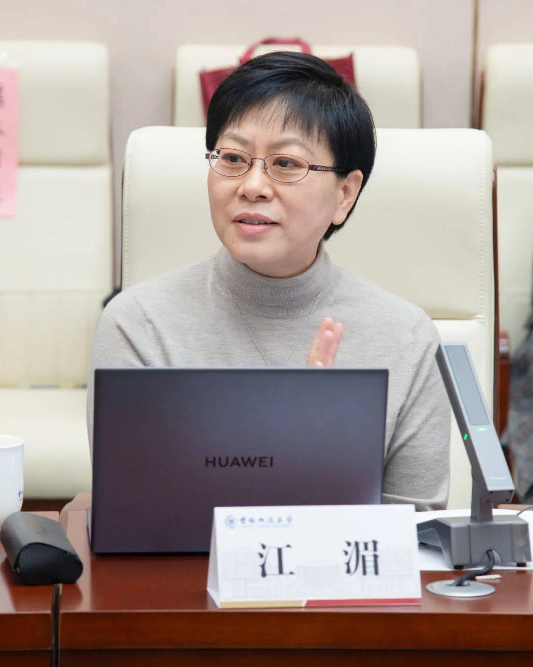 史学会副会长张帆,清华大学中文系教授周绚隆及首都师范大学教授江湄