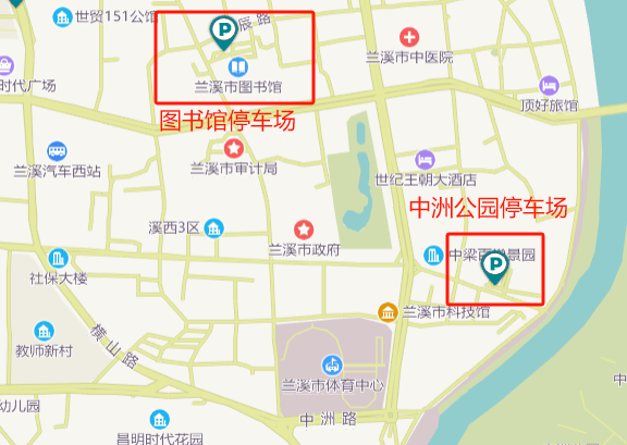一类区域:图书馆停车场,中洲公园停车场收费标准:前半小时免费,0-3