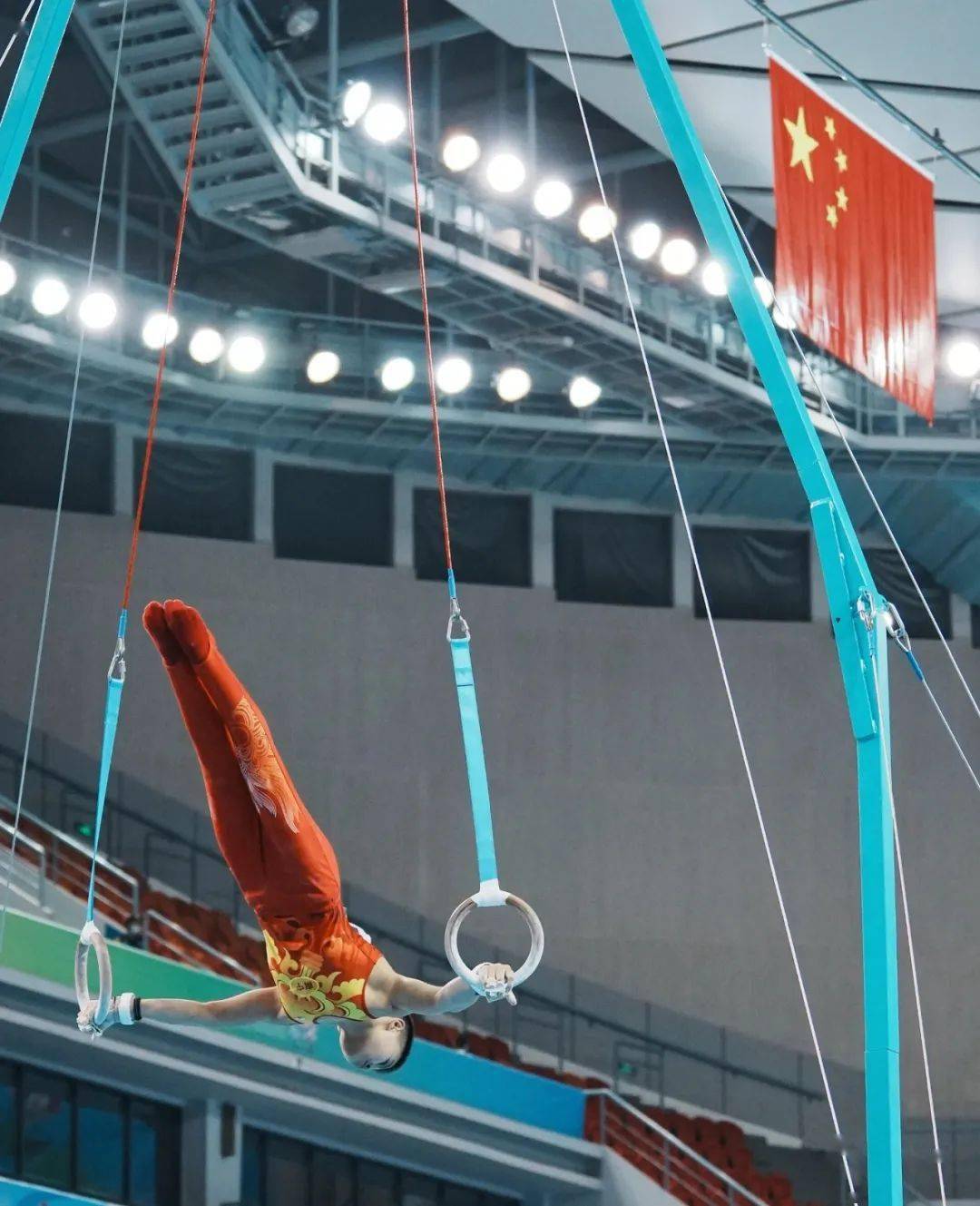 神似许凯,14岁体操帅哥郑宝森实力惊人_比赛_动作_潜力