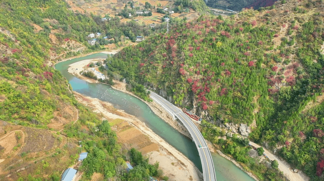 打卡242国道——山阳段三道河大桥_商洛_盘山公路_少景美