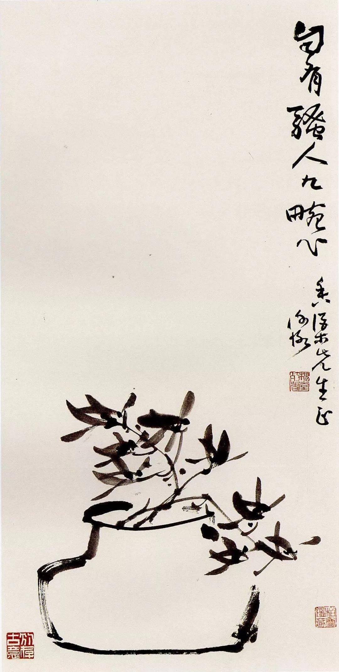 高远而观 | 春然笔落纸 若刀解牛声-陈师曾绘画_cm_浙江省博物馆_美术