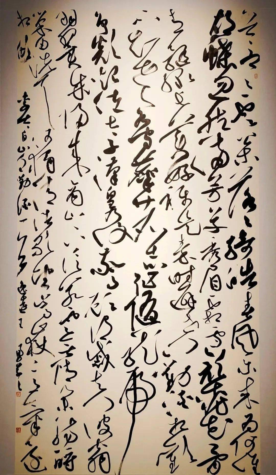 全国第五届草书展系列:大草作品专辑_墨池_公众_钱鸿