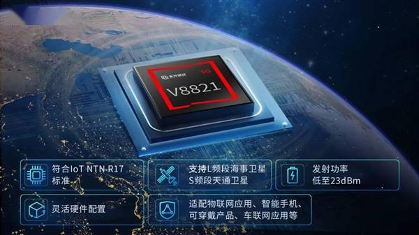 手机捅破天！紫光展锐首颗卫星通信SoC V8821获重大突破奖(图1)