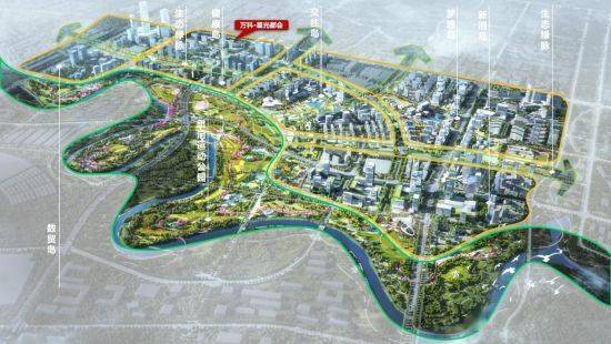万科·星光都会在廖家湾未来公园社区中的位置示意图,图据《新都区成