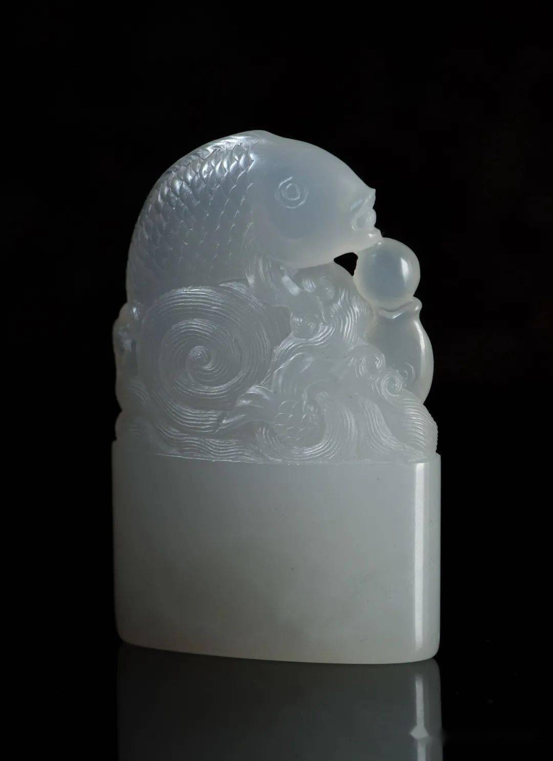 生活中价格极高_白晶石_坑头_钮章