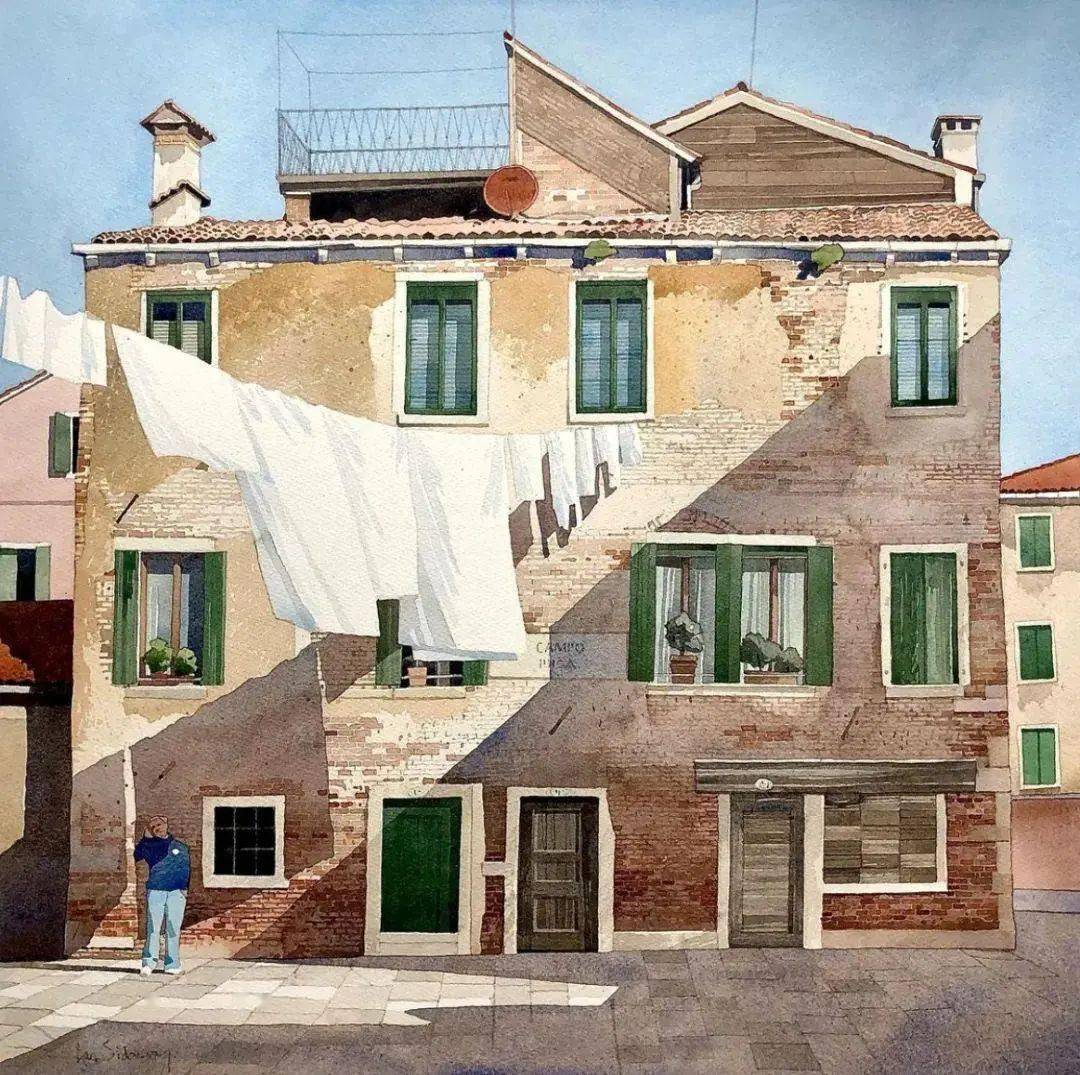 他山之石·艺‖通透明亮,自成一派 | 英国水彩画家:列夫·卡普兰/lev