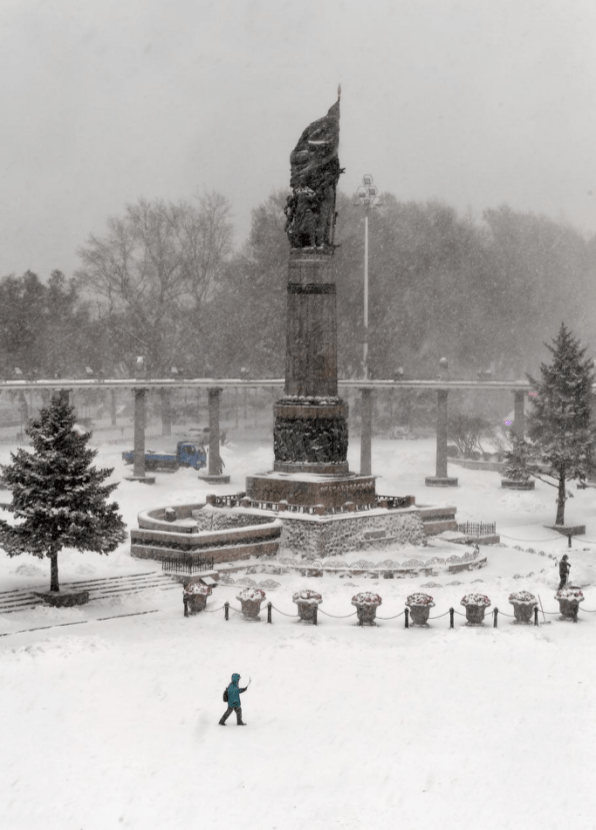 初雪的哈尔滨入冬后已有三场降雪抢先"光顾"这座城目前第四场降雪