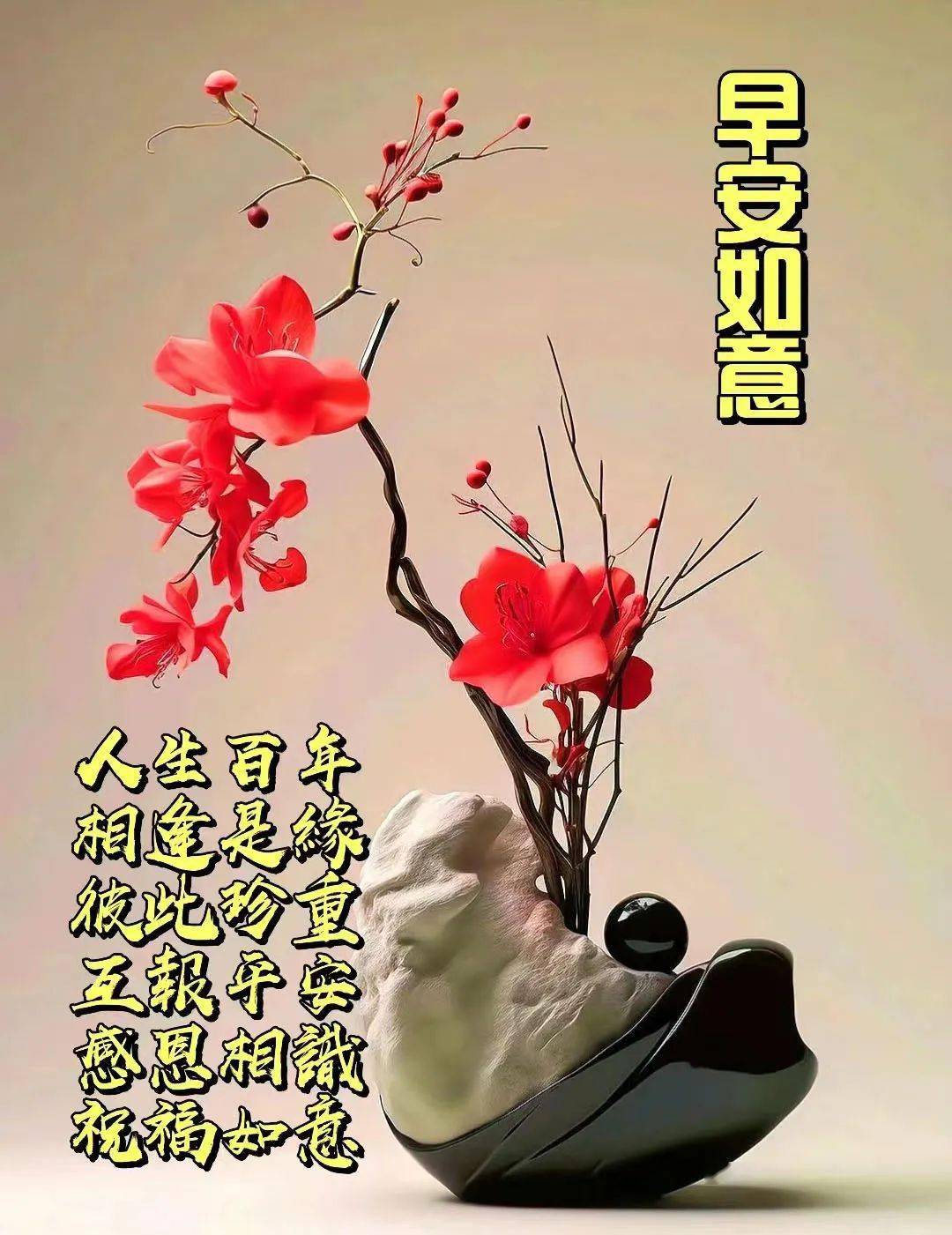 冬日安康,平安喜乐,周日快乐!_问候_祝福_李小托