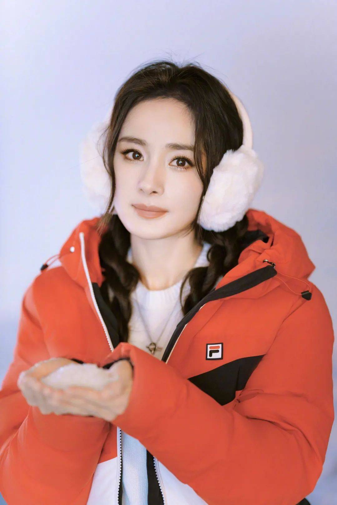 感谢杨幂,我找到了最适配羽绒服的发型!_拳击_造型_刘海