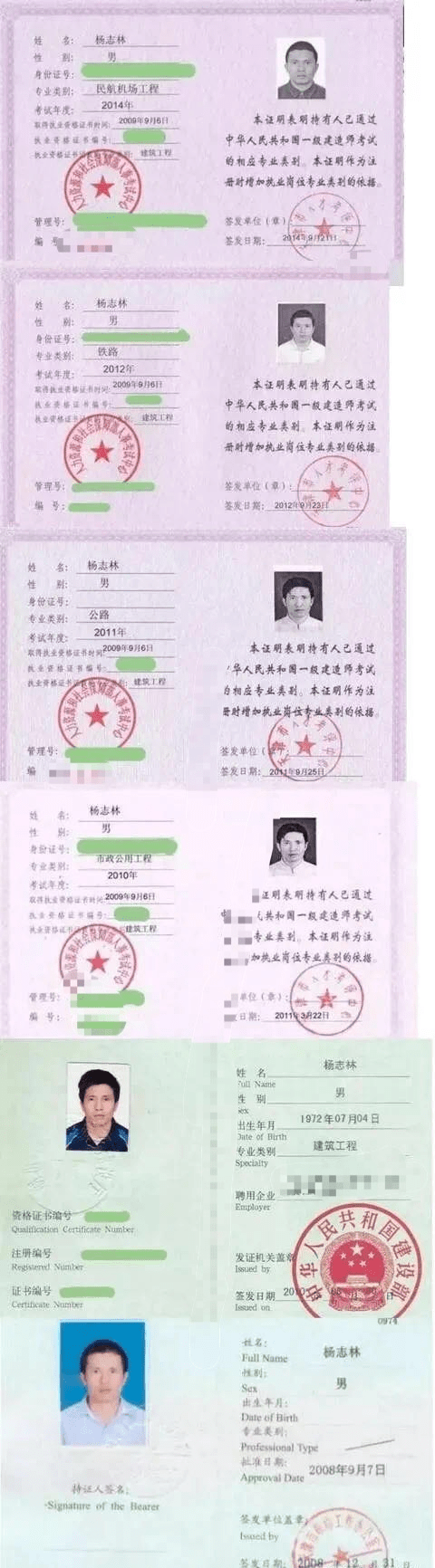 杨志林_一建_专业
