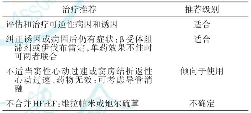 抗心律失常藥物臨床應用中國專家共識2023版_治療_建議_降低