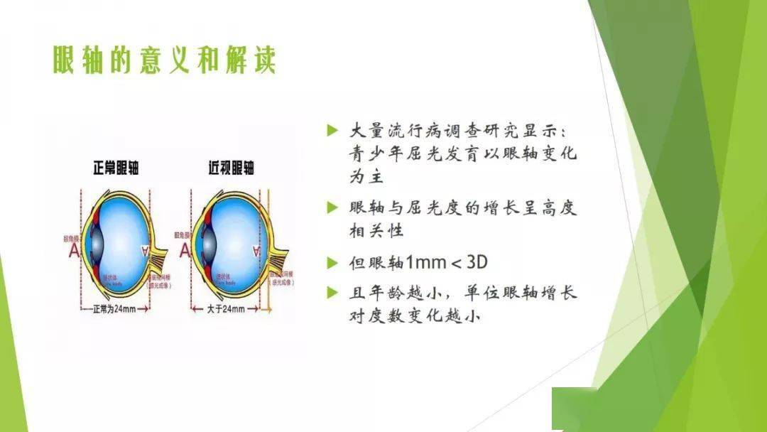 【眼視光】 屈光參數-眼軸在近視發展中的影響及特殊