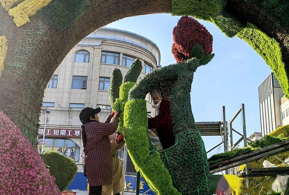 建美好家园】麦积区:提升绿化品质 扮靓城市"颜值"_修剪_工作_造型