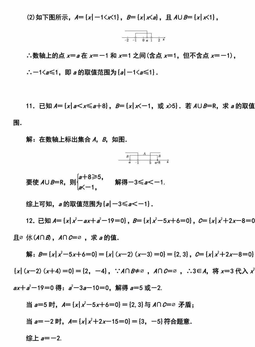 高中数学干货:集合与函数概念知识点总结