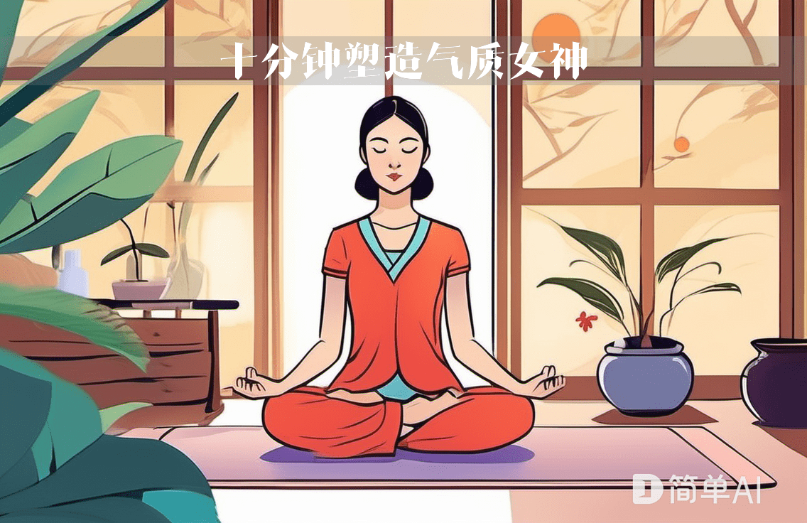 10分钟打造气质女神:睡前瑜伽助你修身养性_动作_身体_身心