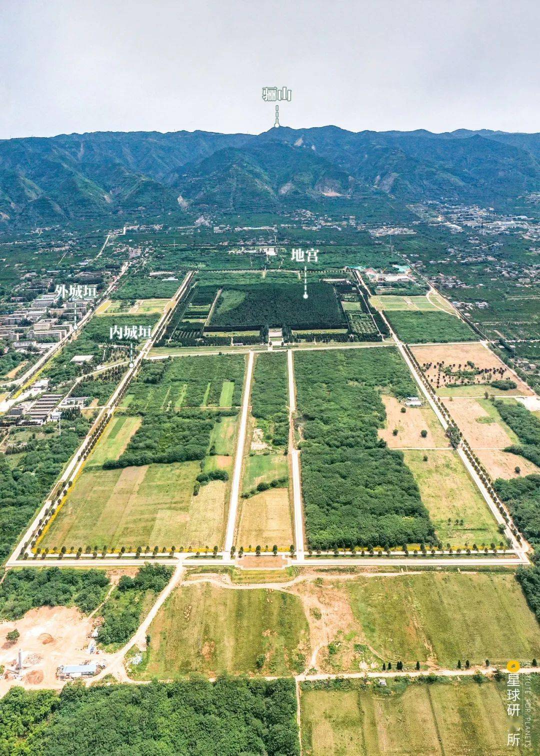 秦始皇陵墓全景视频