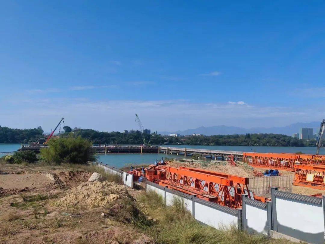 惠州1号公路在水口段建设进度_施工_东江_规划