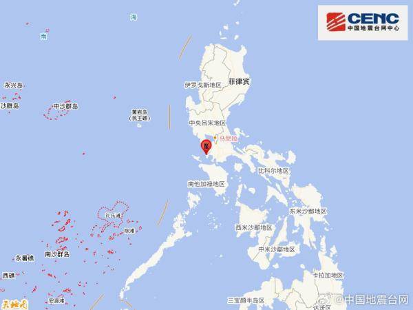 菲律賓發生多次5.5級以上地震_中國_臺網_海域