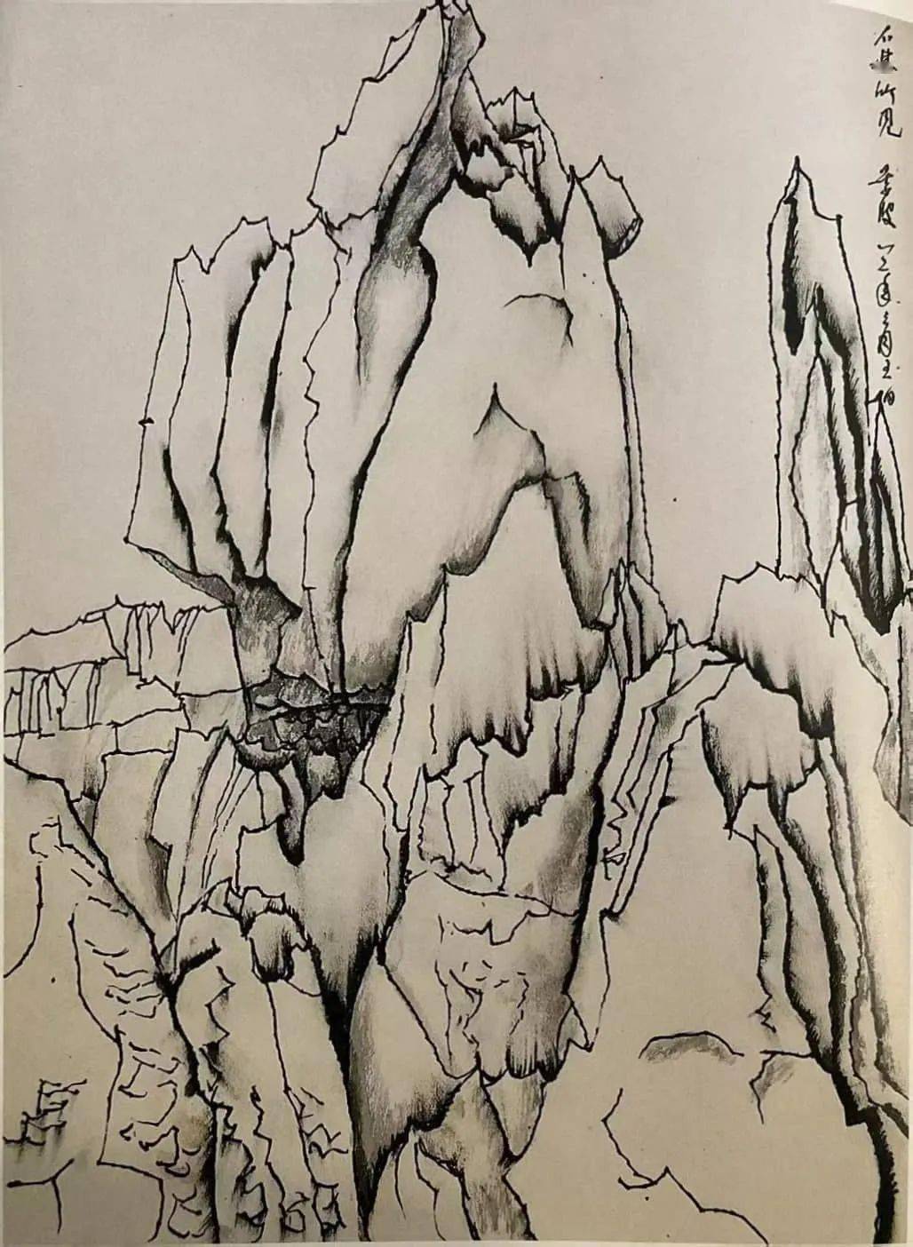 中央美术学院教授,孙景波素描速写!_cm_纸本_钢笔