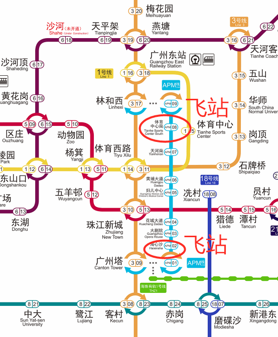 广州2021年地铁图高清图片