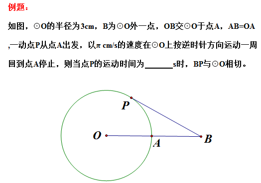 直线与圆相切时，求点P的运动时间，注意分类讨论（附习题）_公众_精品_课程