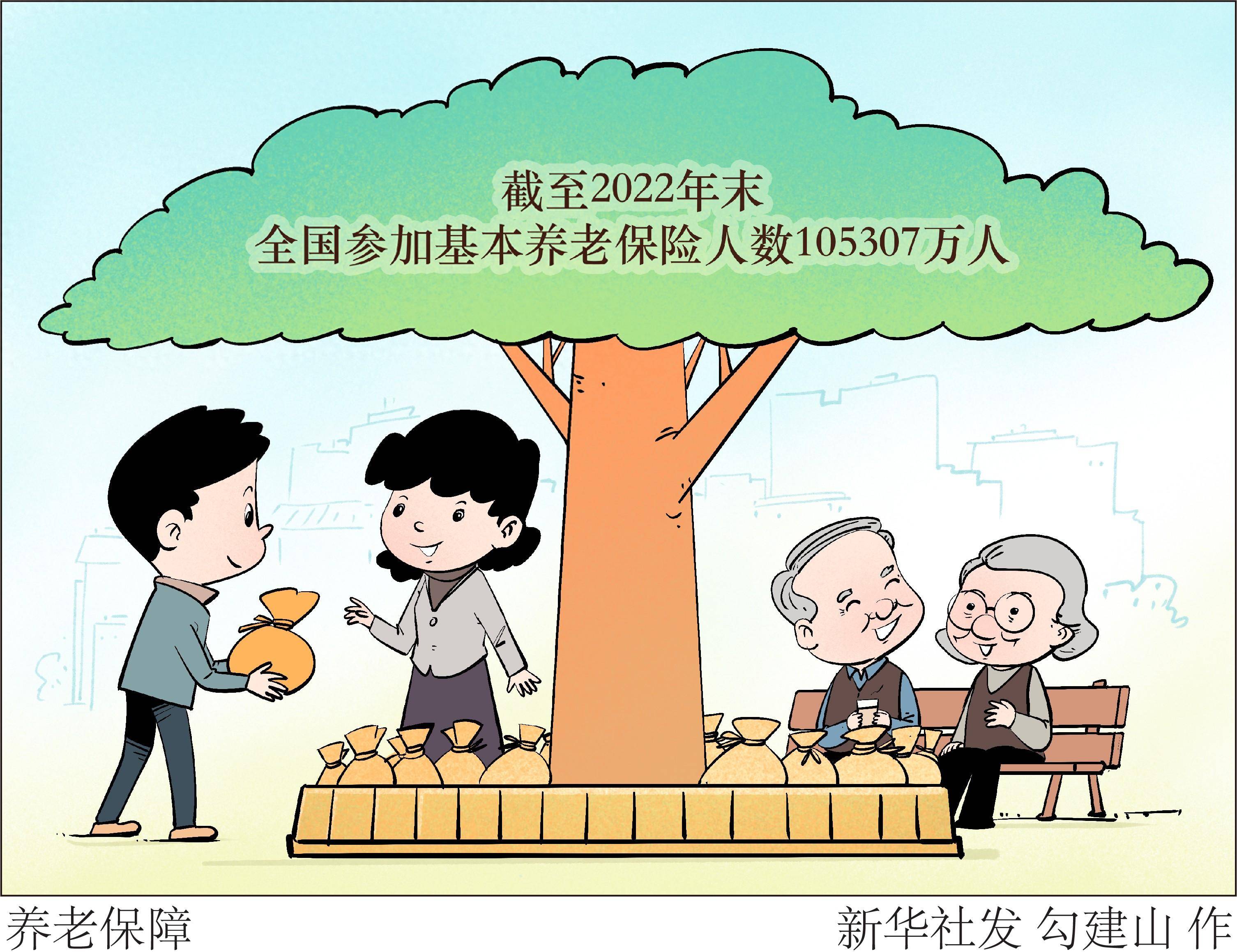 (图表·漫画)〔社会〕养老保障_新华社_全国_公报